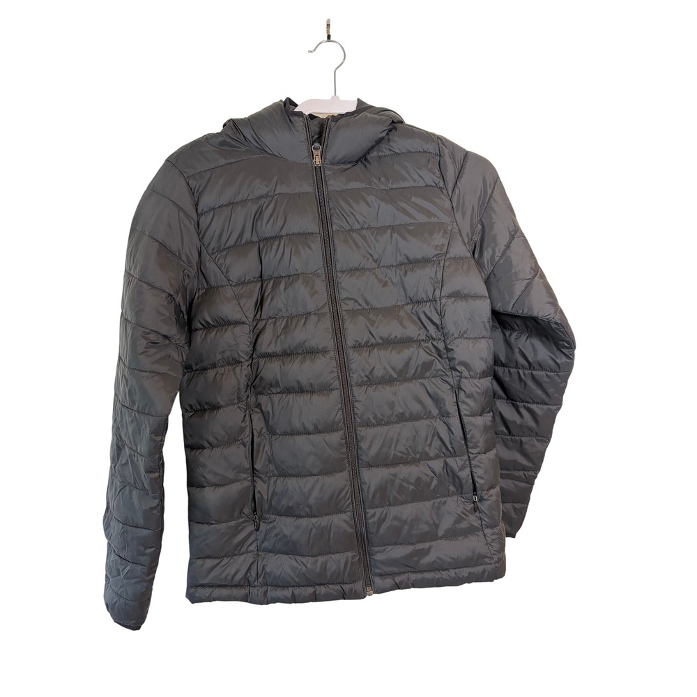 Amazon Essentials Womens Packable Lightweight Hooded Puffer Jacket Black Small